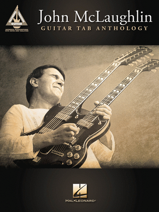 Book cover for John McLaughlin Guitar Tab Anthology
