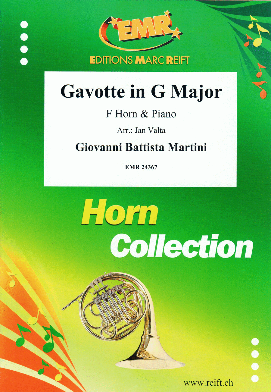 Gavotte in G Major Horn scores gallery preview page 1