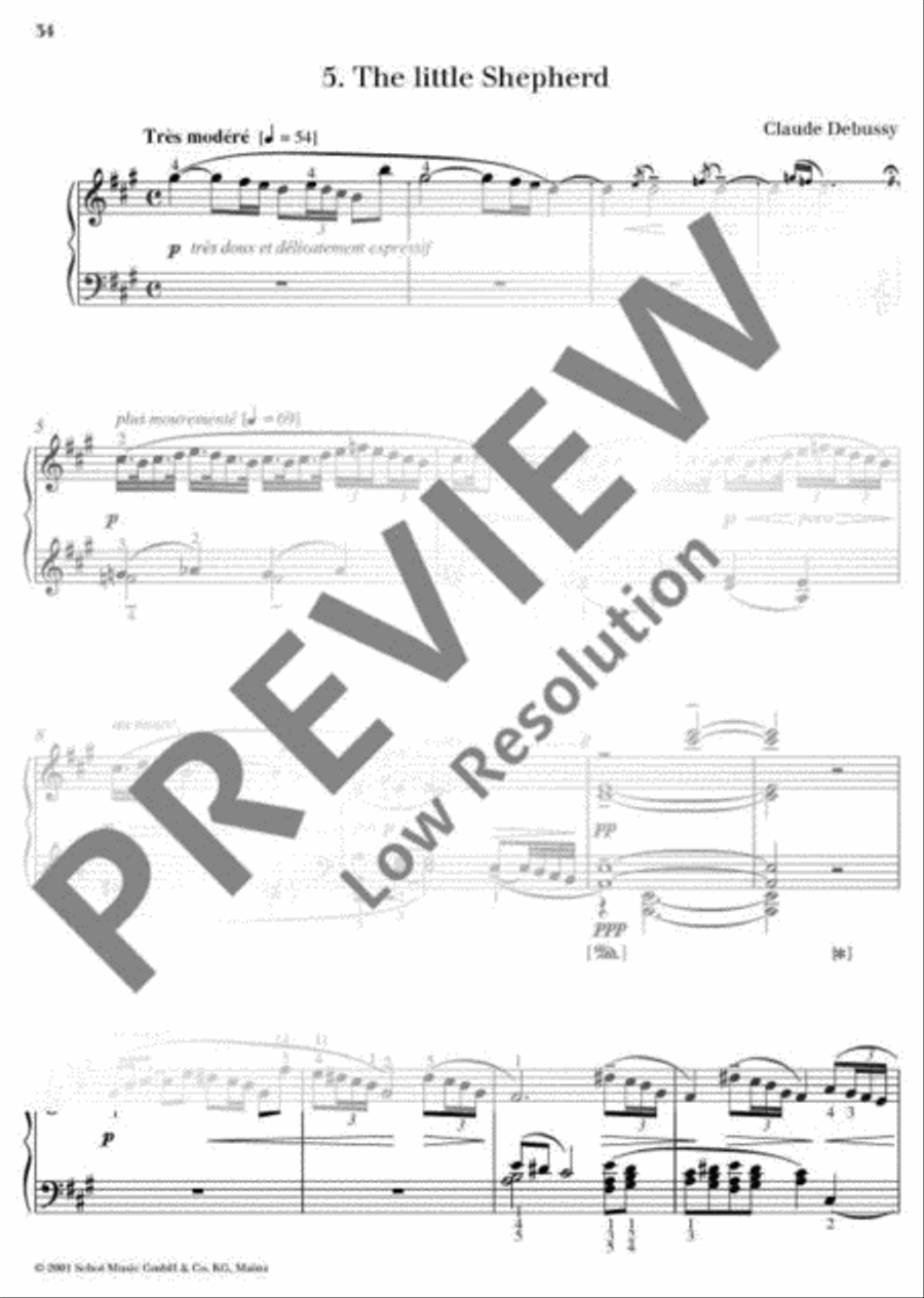 The little Shepherd Piano Solo scores gallery preview page 2
