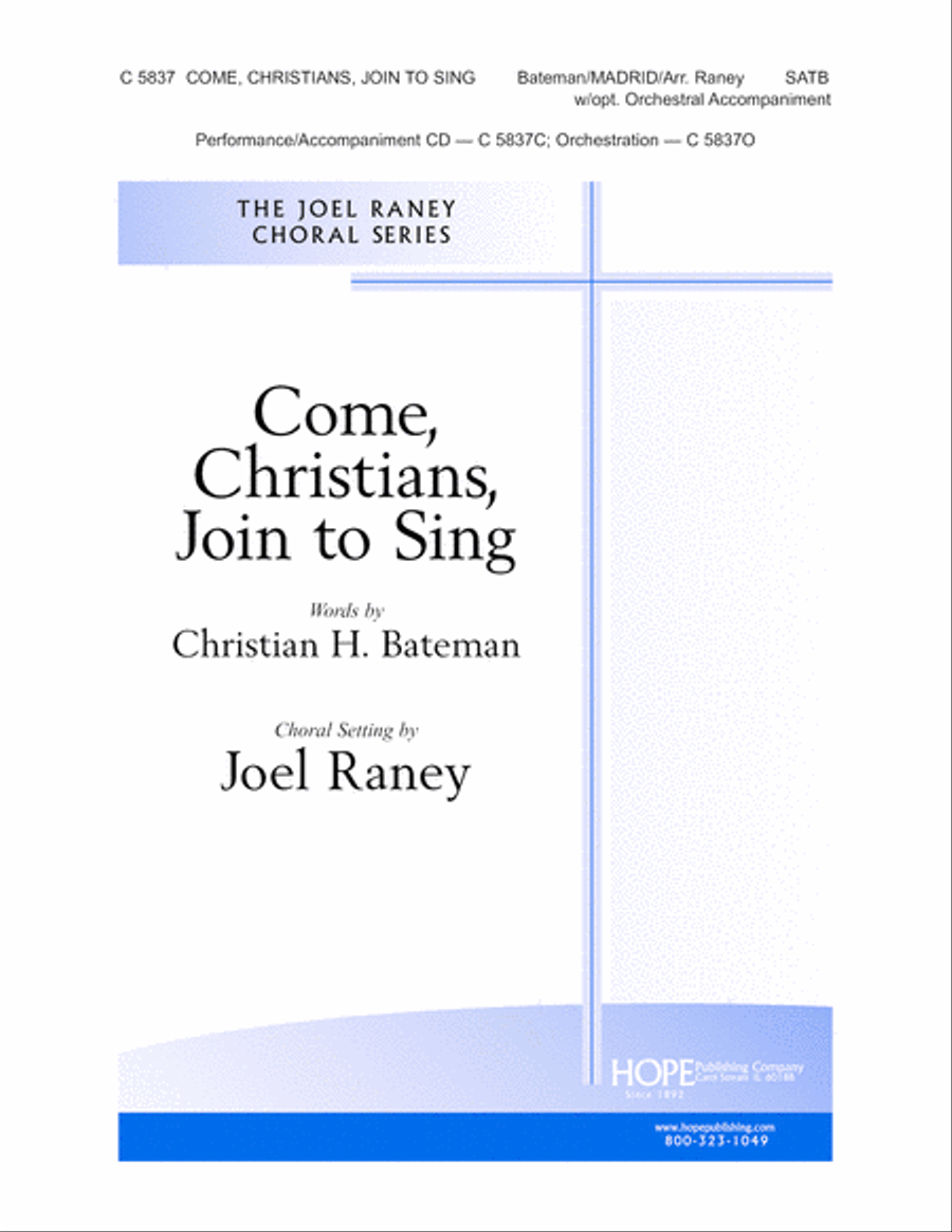 Come, Christians, Join to Sing 4-Part scores gallery preview page 2