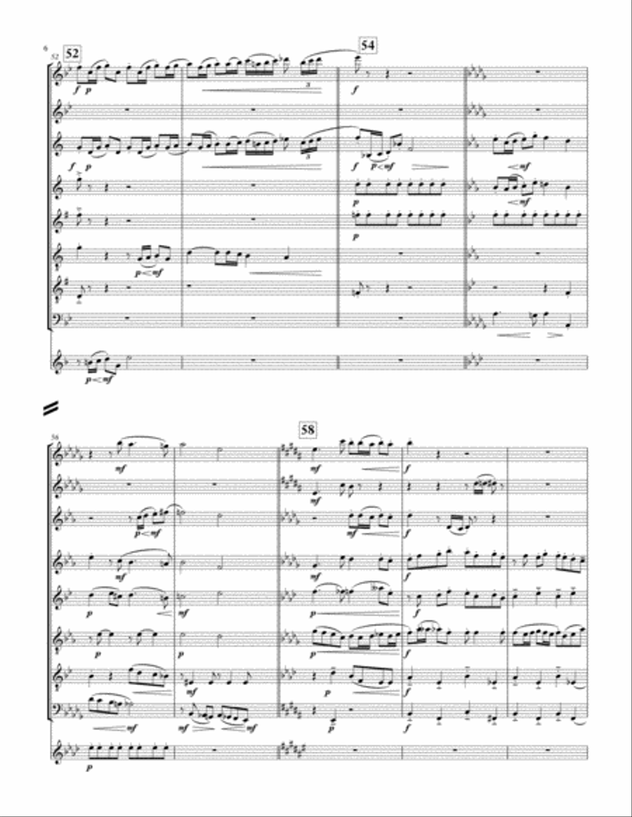 Belle Woodwind Quintet scores gallery preview page 6