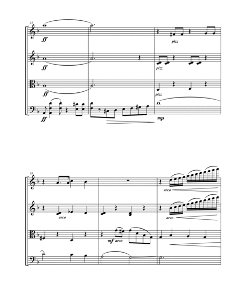 Bésame Mucho String Quartet scores gallery preview page 5