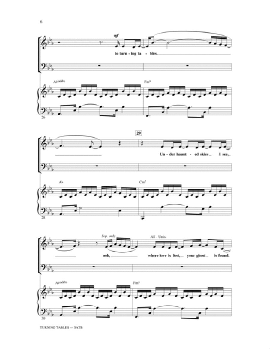 Turning Tables 4-Part scores gallery preview page 5