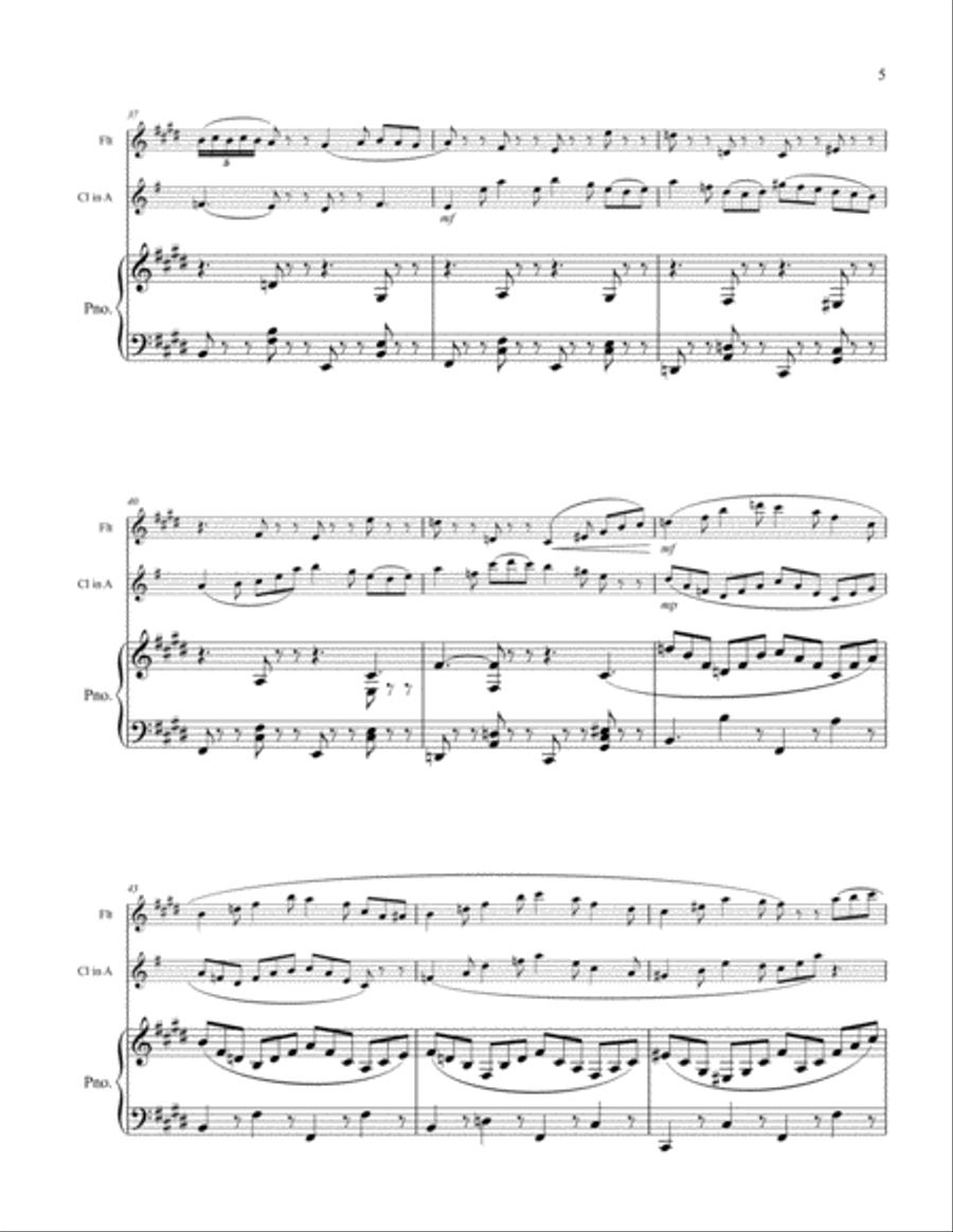 Master's Flute Small Ensemble scores gallery preview page 5