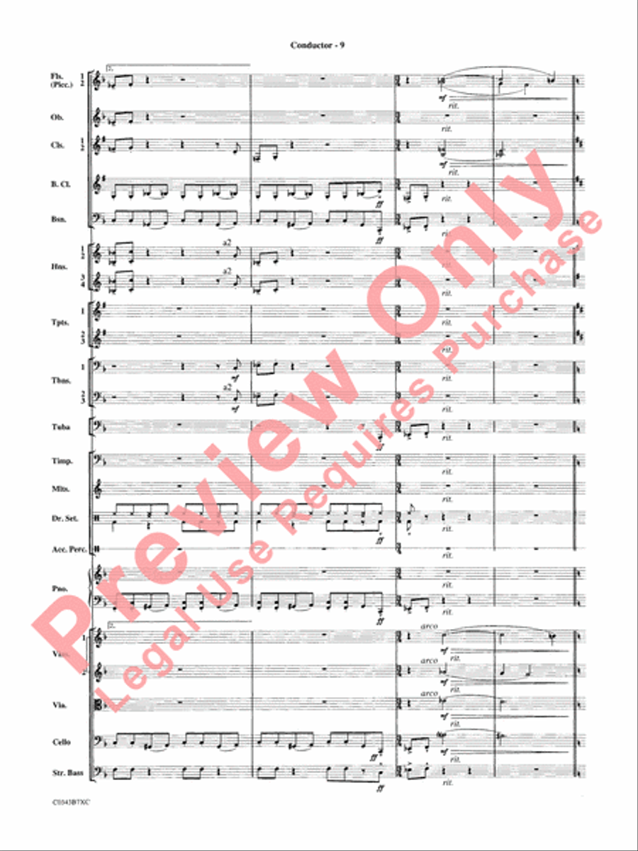 A Tribute to Henry Mancini Full Orchestra scores gallery preview page 12