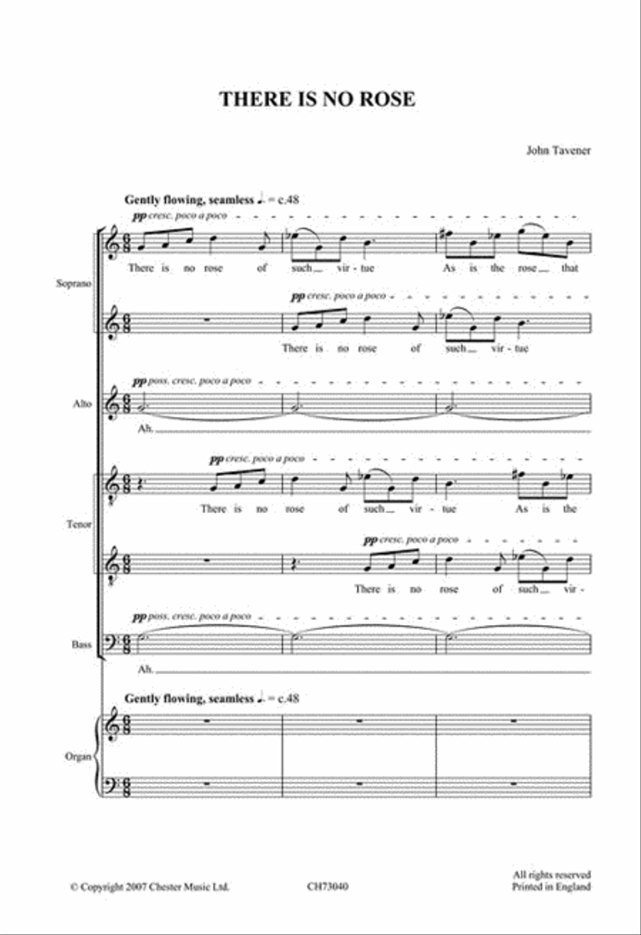 There Is No Rose from Ex Maria Virgine 4-Part scores gallery preview page 2