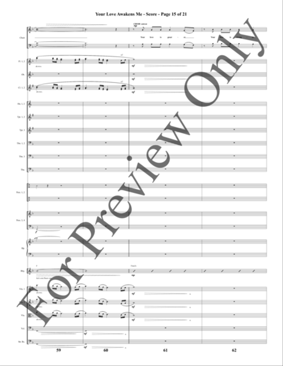 Road to Calvary - Orchestration by Daniel Semsen Choir - Sheet Music page 16