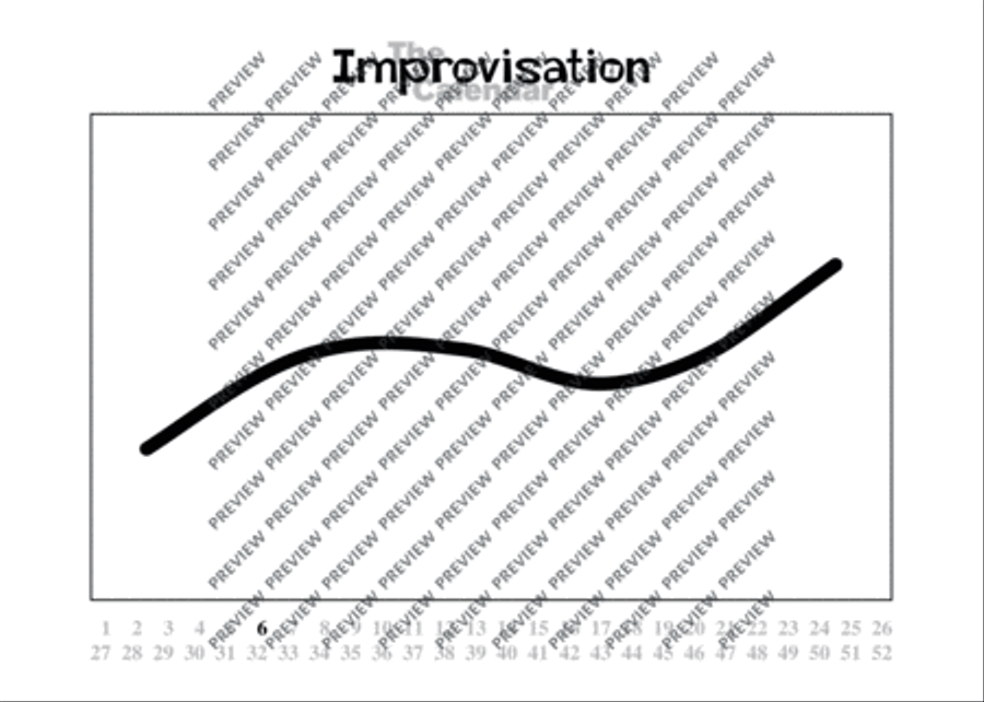 Improvisation Calendar Score scores gallery preview page 11