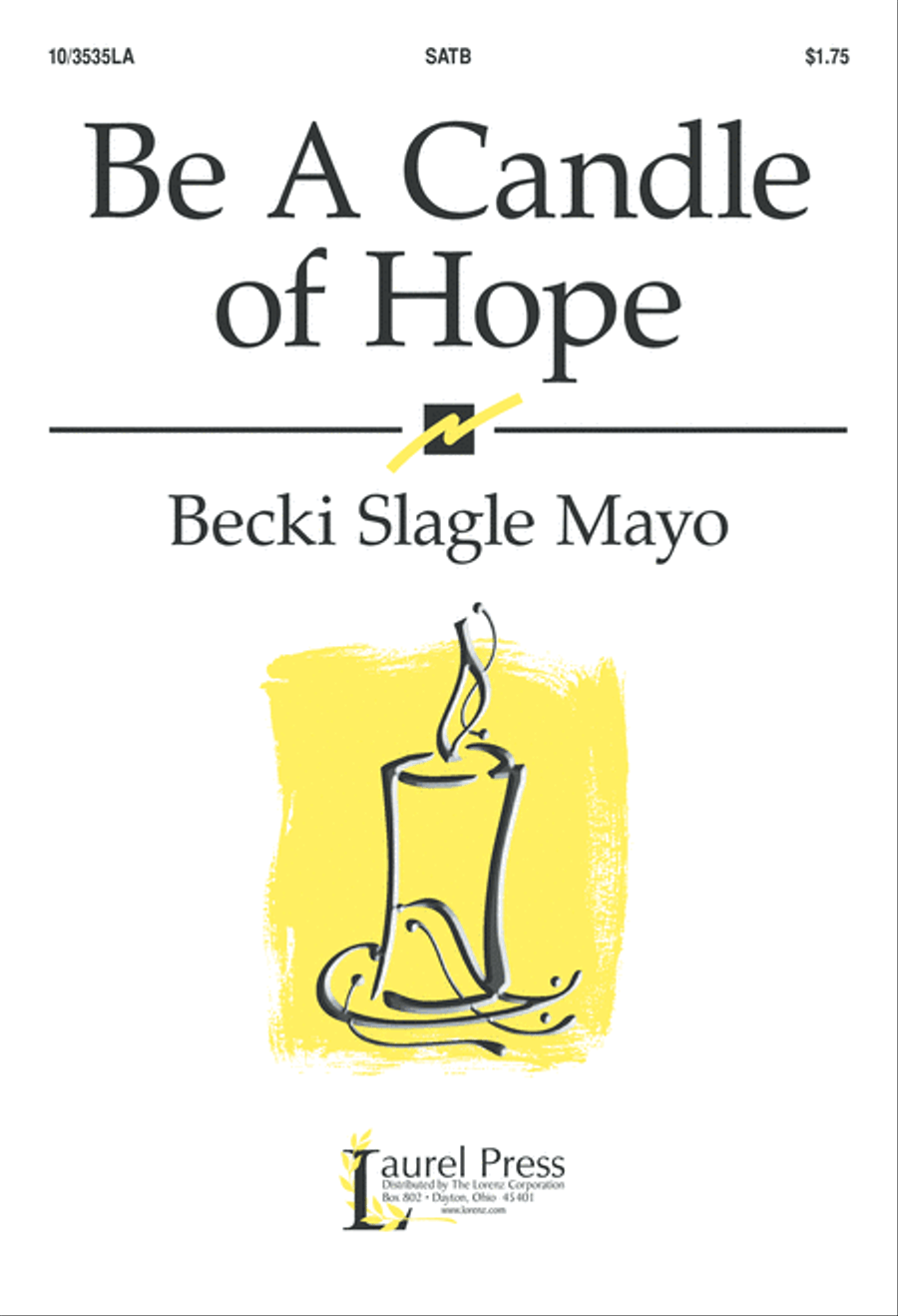 Be A Candle of Hope 4-Part scores gallery preview page 2
