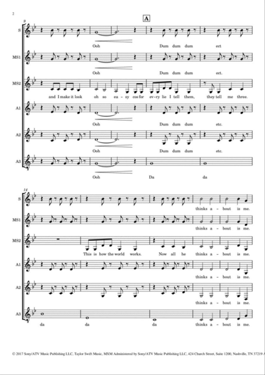 I Did Something Bad SSAA scores gallery preview page 2