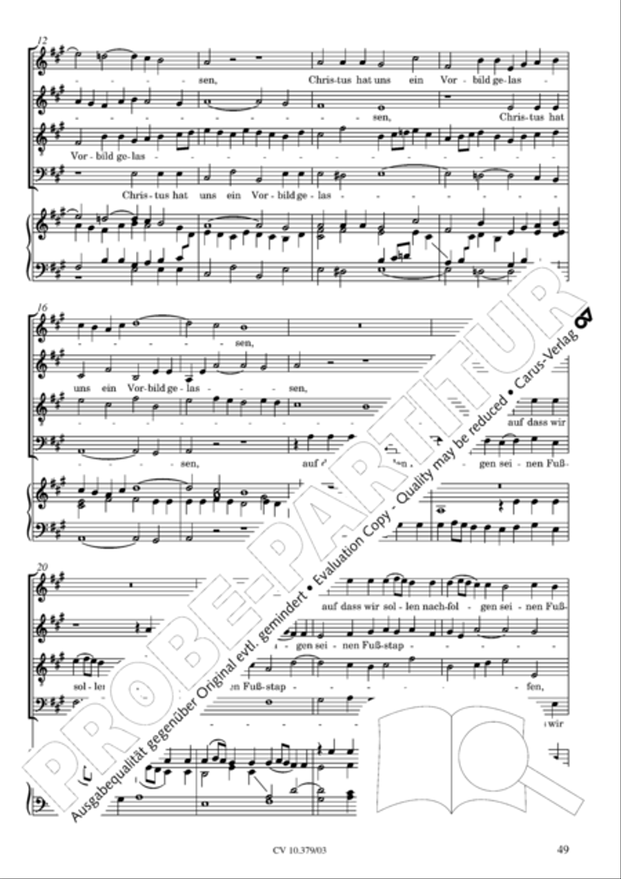 Der Tod Jesu 4-Part scores gallery preview page 50