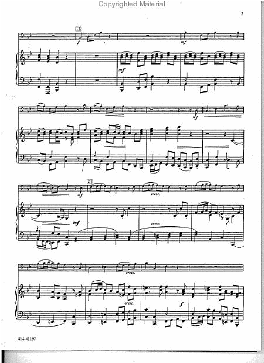 Contest & Festival Performance Solos: Trombone Chamber Music scores gallery preview page 2