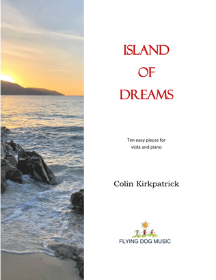 Book cover for Island of Dreams (viola and piano)