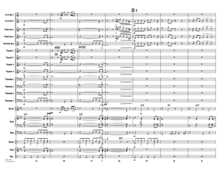 It's Too Late (Alto Saxophone Feature) - Full Score