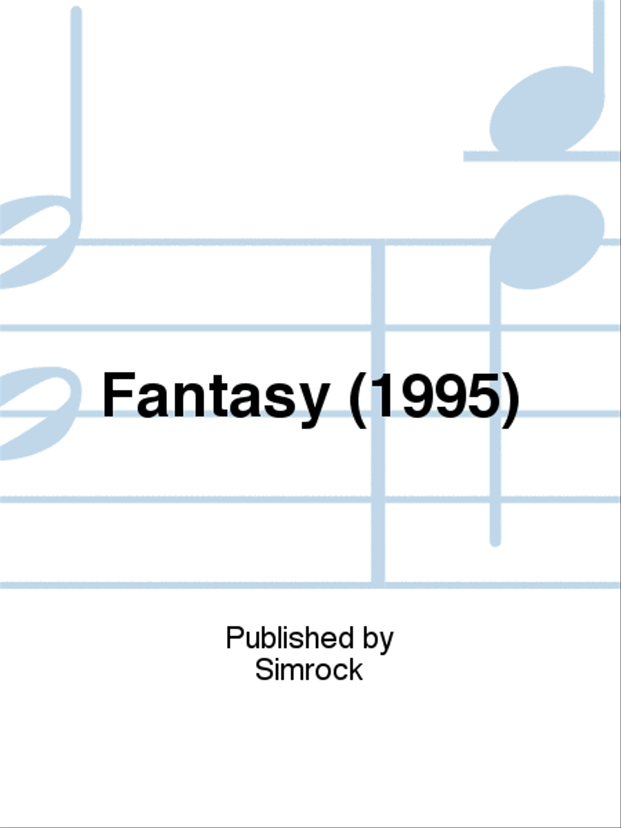 Fantasy (1995) B-Flat Clarinet scores gallery preview page 1