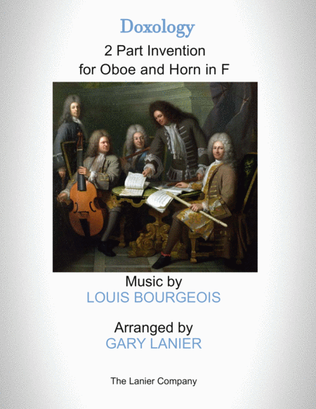 Book cover for DOXOLOGY (2 Part Invention for Oboe and Horn in F - Score/Parts included)