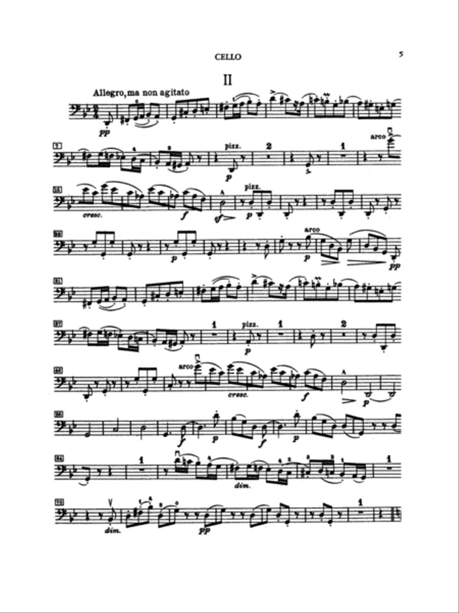 Smetana: Trio in G Minor, Op. 15 Part scores gallery preview page 5