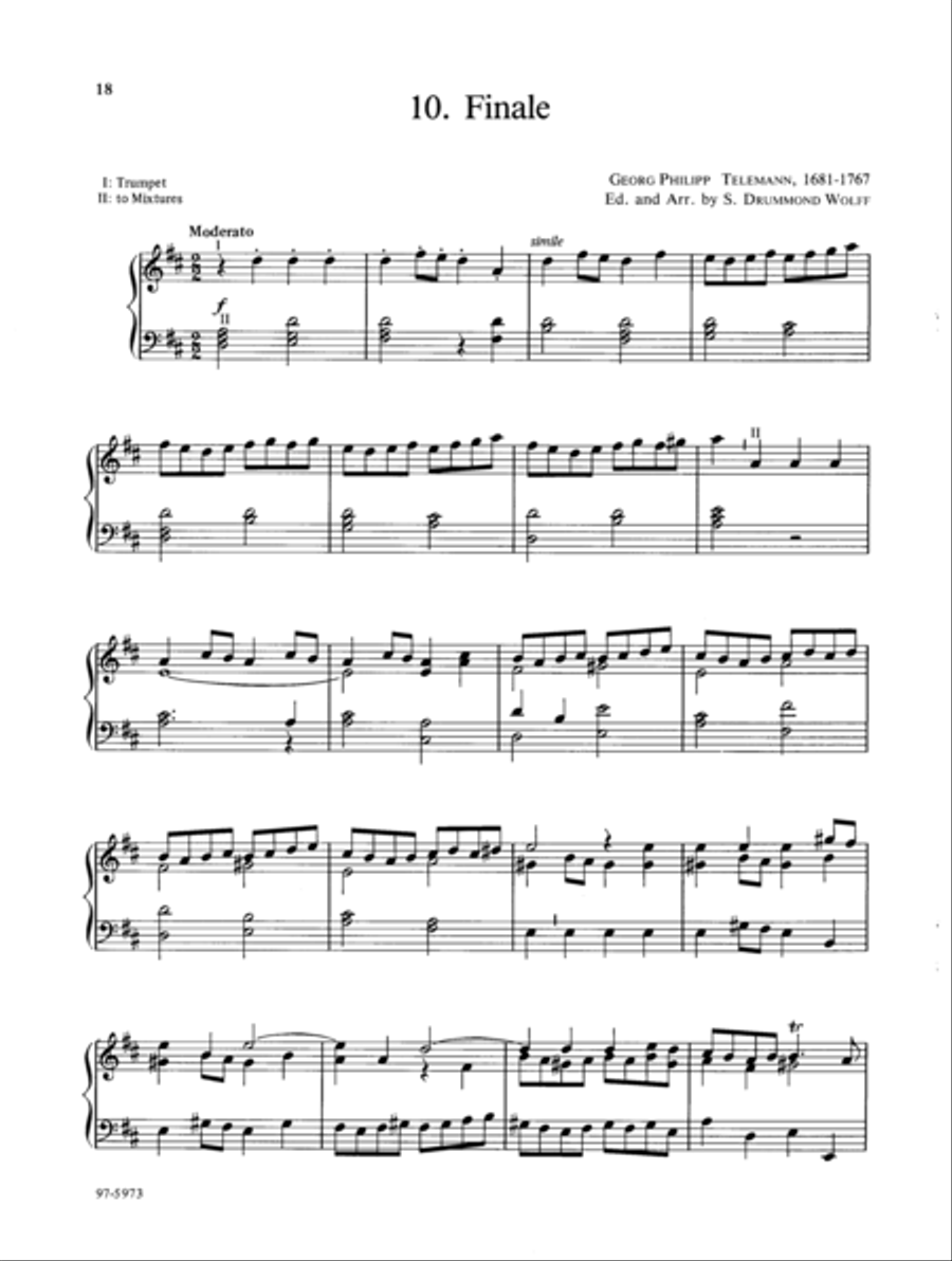 Baroque Music for Manuals, Vol. IV Organ scores gallery preview page 10