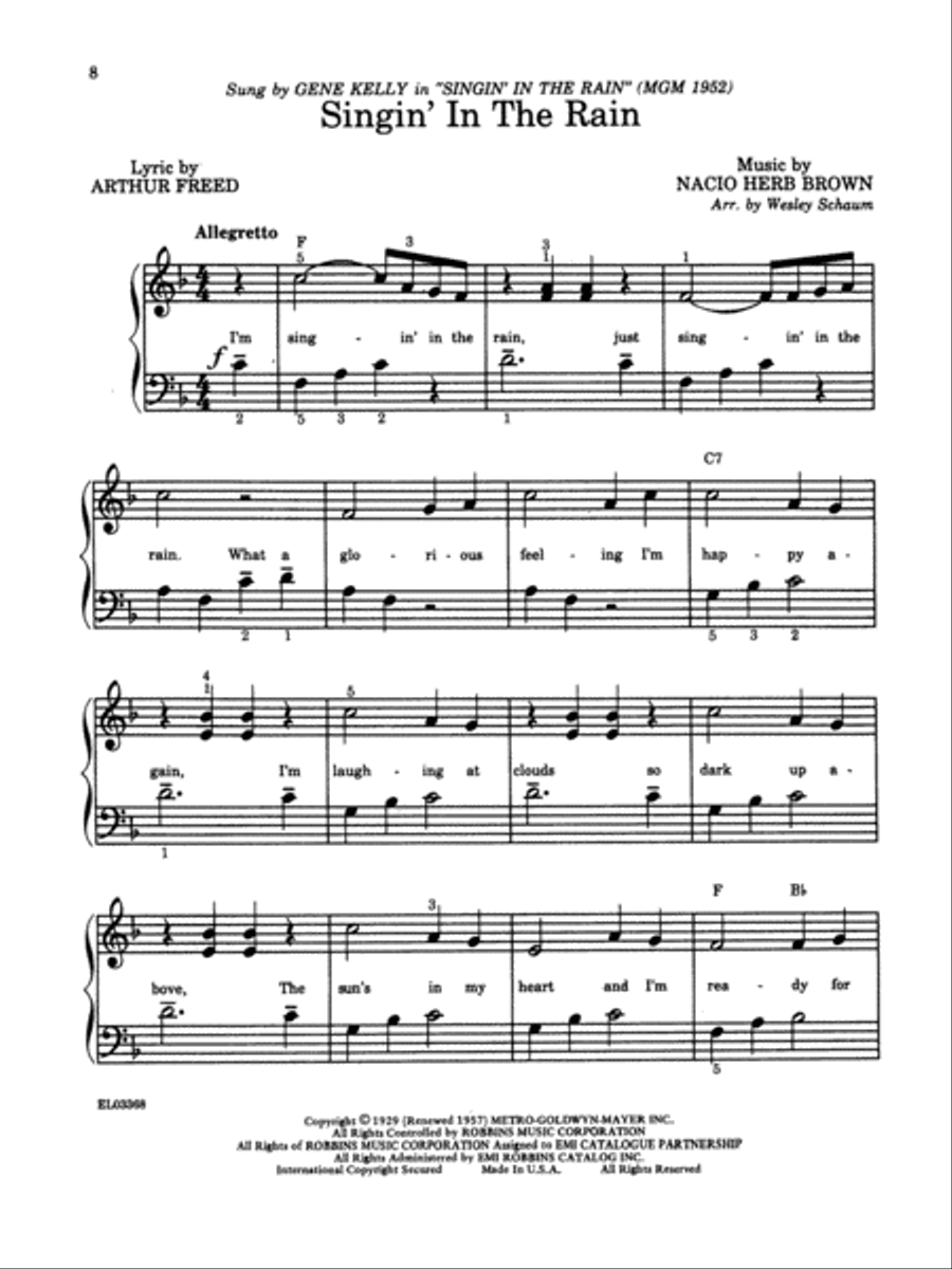 John W. Schaum Popular Piano Pieces Piano Method scores gallery preview page 4