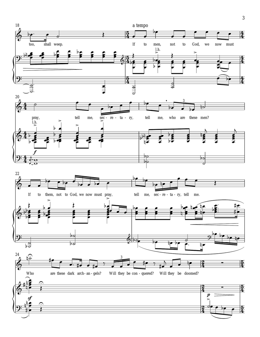 To This We've Come To This We've Come Piano, Vocal scores gallery preview page 3
