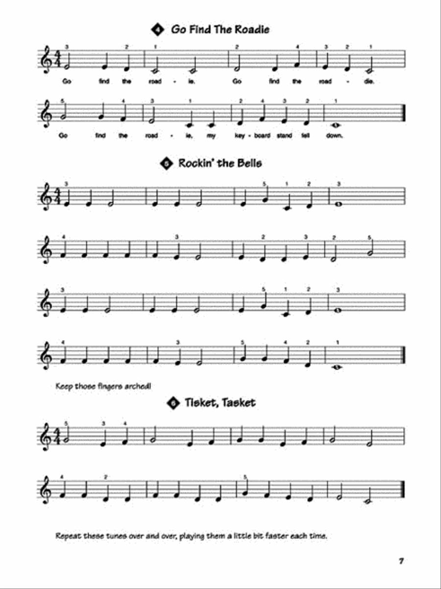 FastTrack Keyboard Method – Book 1 Piano Method scores gallery preview page 5