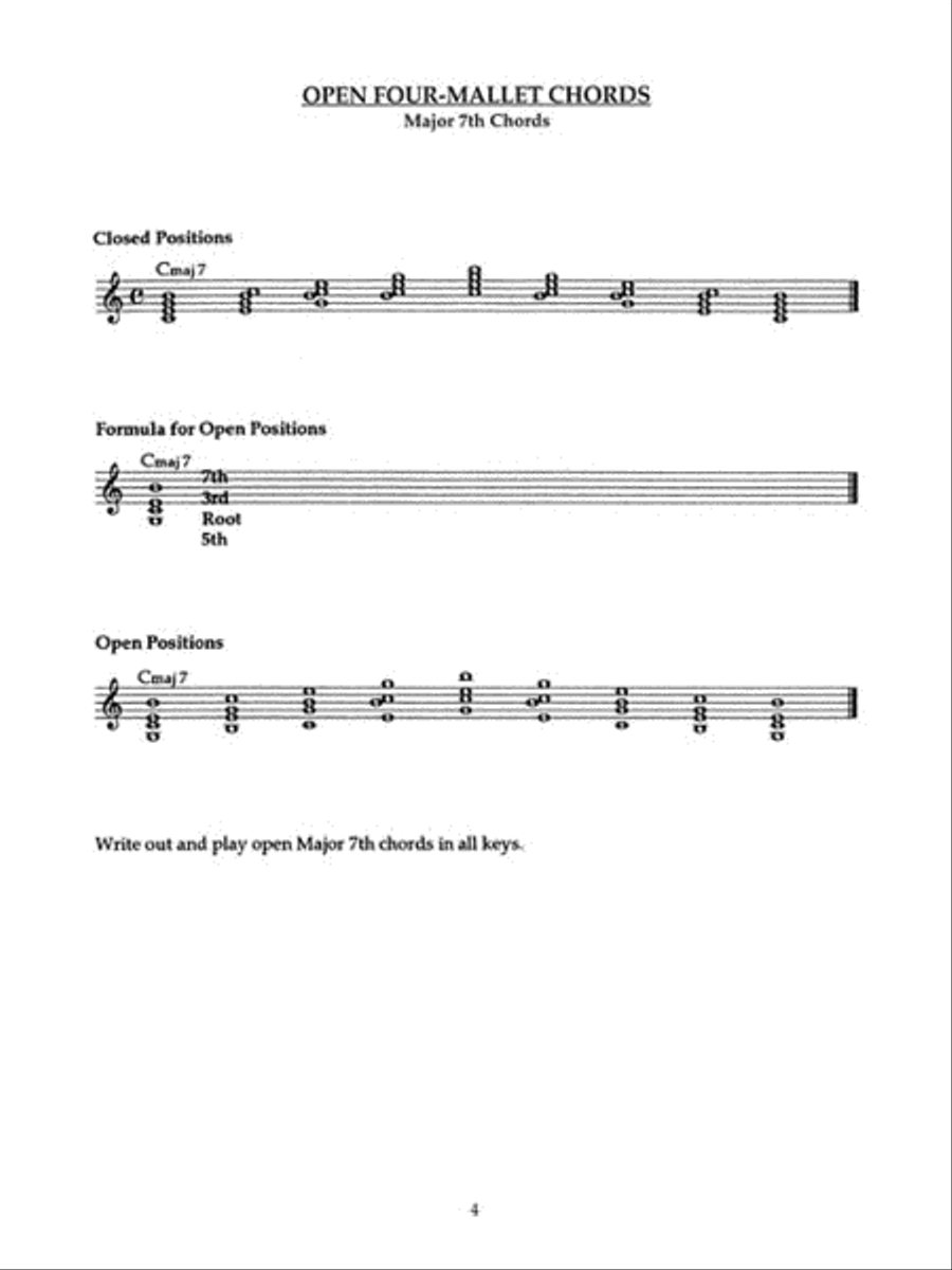 Mallet Chord Studies Percussion scores gallery preview page 4