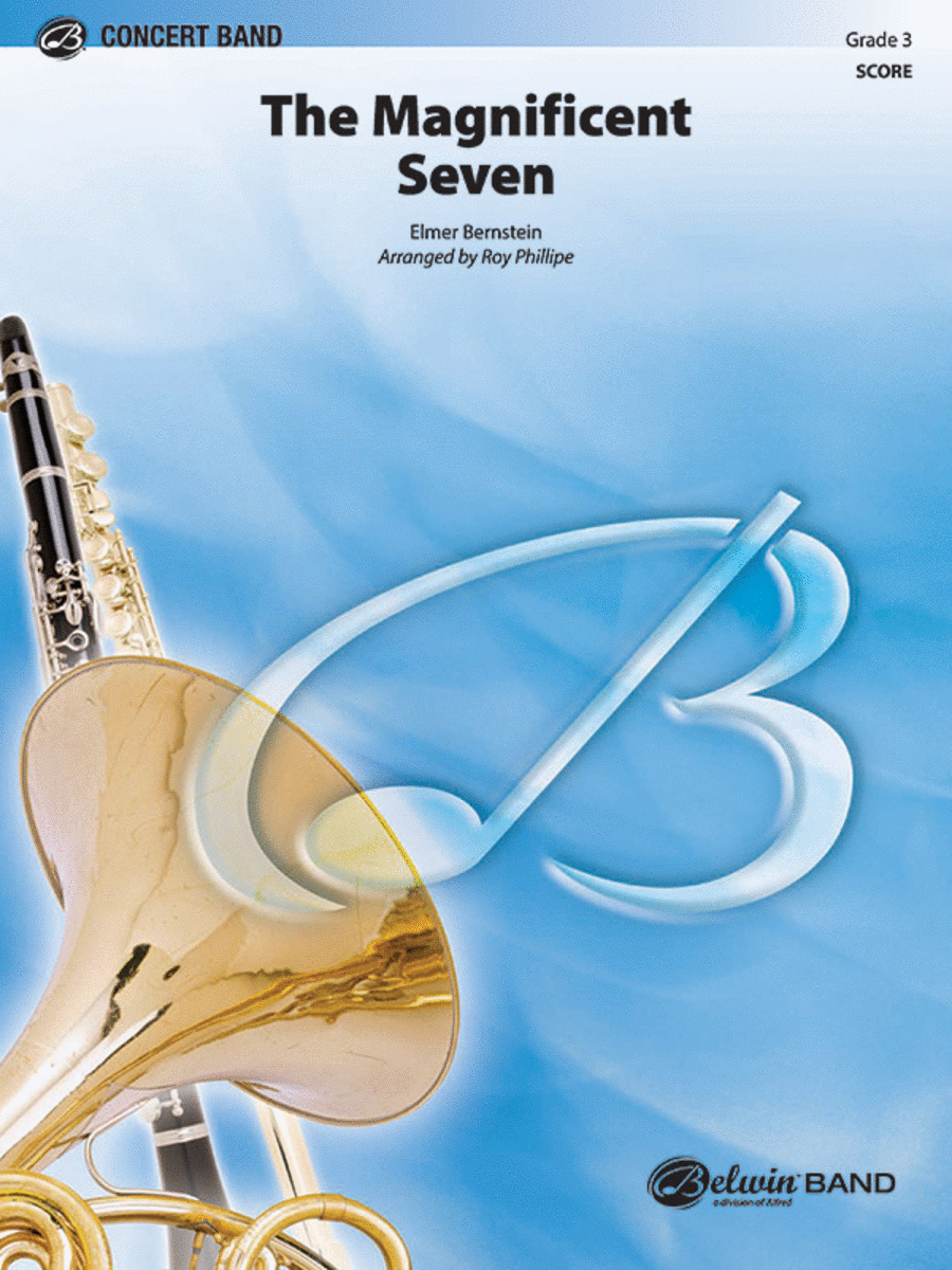 The Magnificent Seven Concert Band scores gallery preview page 1