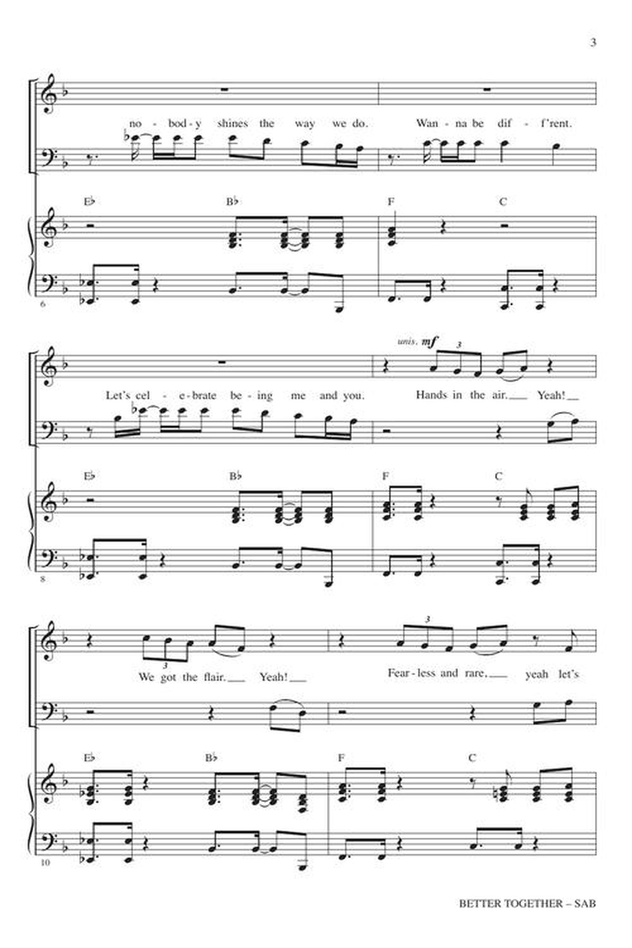 Better Together: A Pixar Pals Celebration! 3-Part scores gallery preview page 4