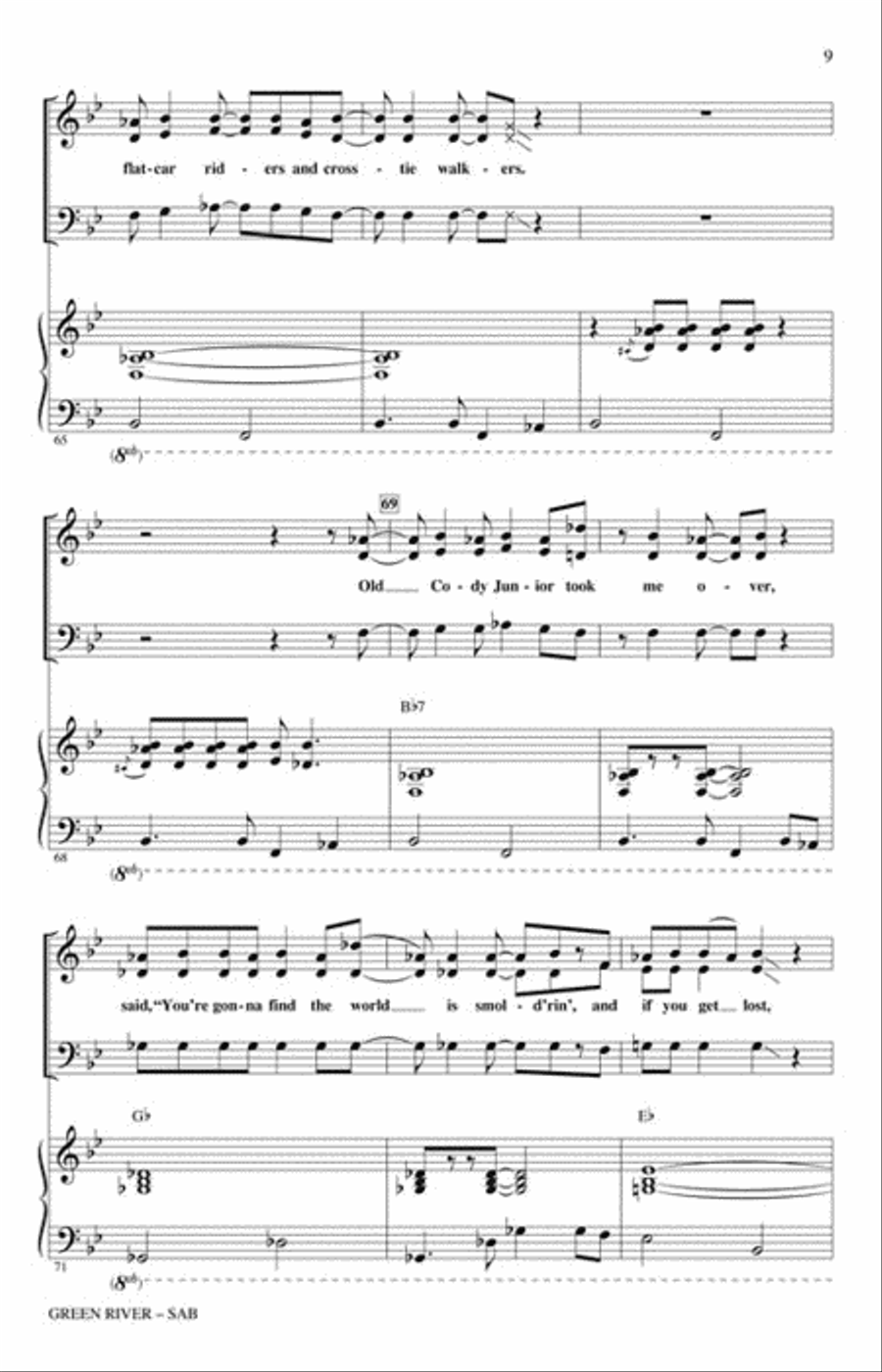 Green River 3-Part scores gallery preview page 2