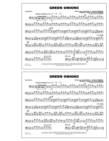 Green Onions - Trombone