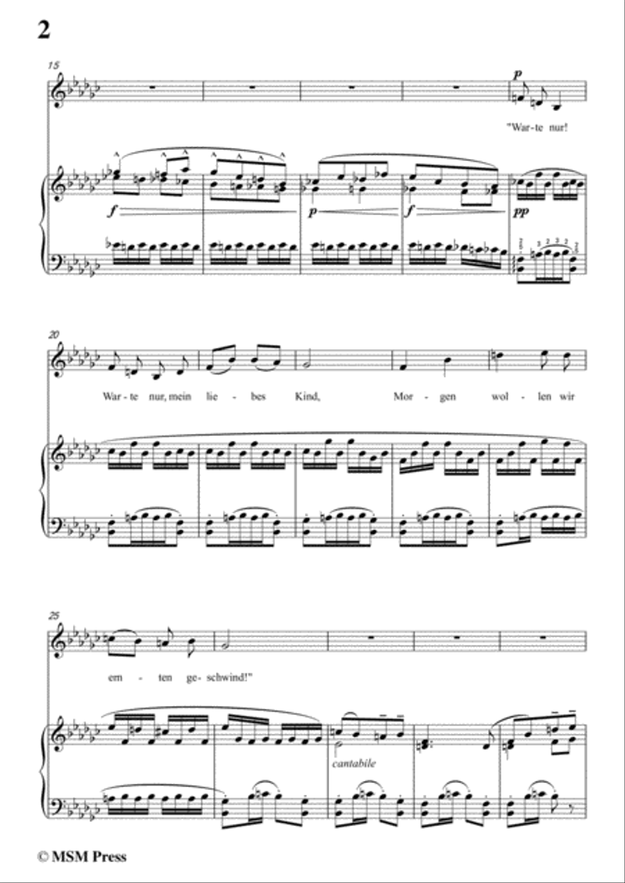 Mahler-Das irdische Leben in G flat Major,for Voice and Piano Mahler-Das irdische Leben in G flat Major,for Voice and Piano Voice Solo scores gallery preview page 4