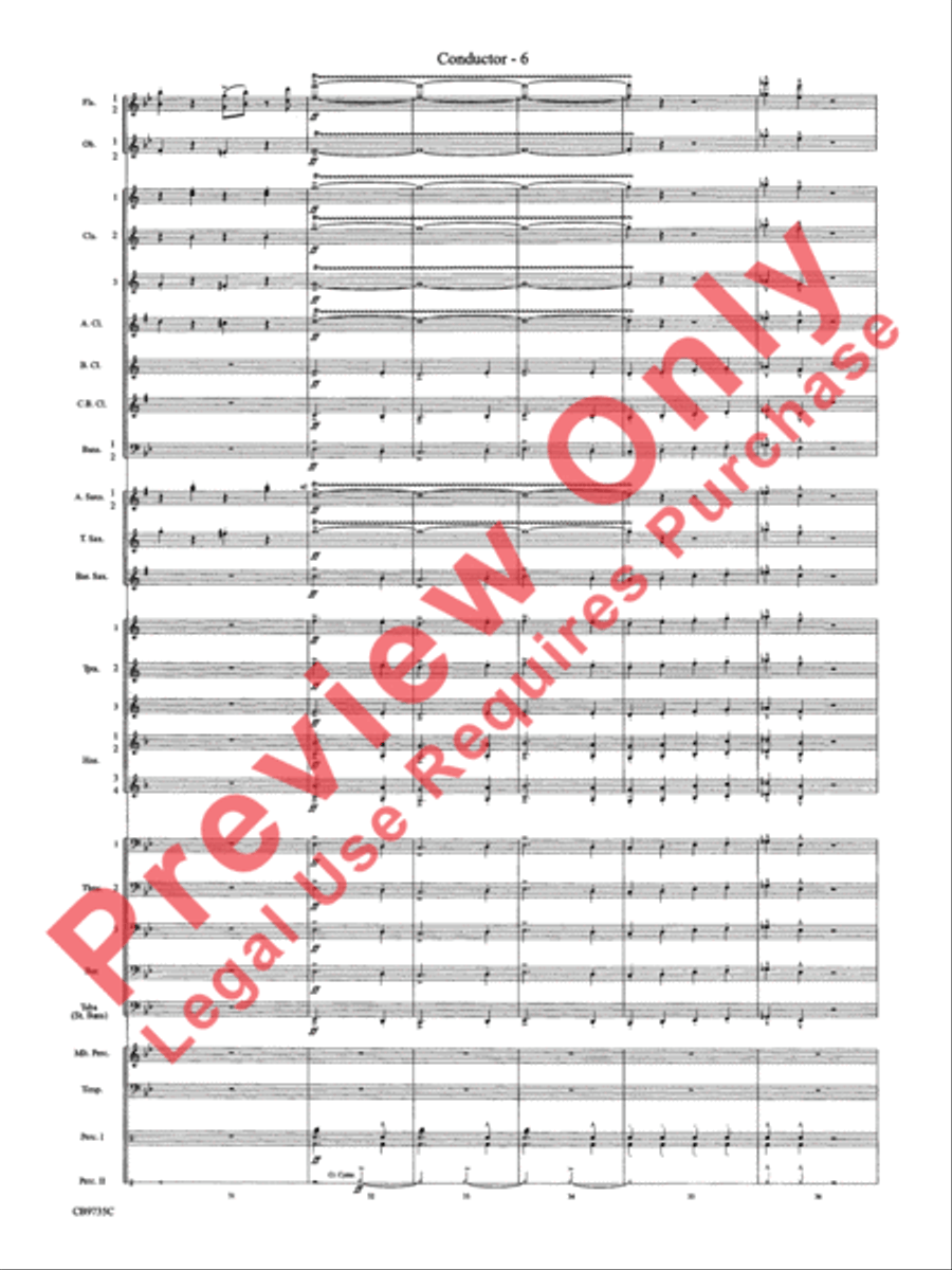 Strike Up the Band Strike Up the Band Concert Band scores gallery preview page 9