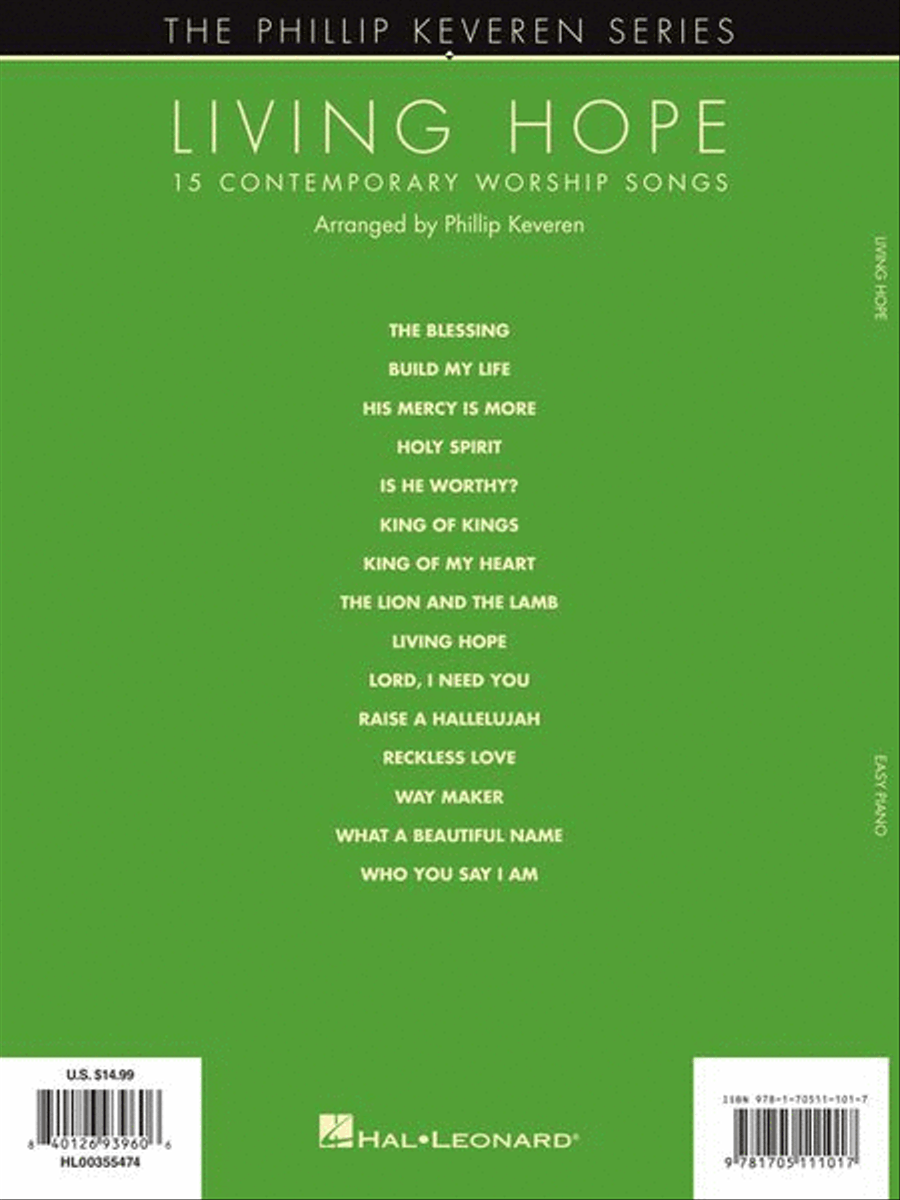Living Hope Easy Piano scores gallery preview page 8