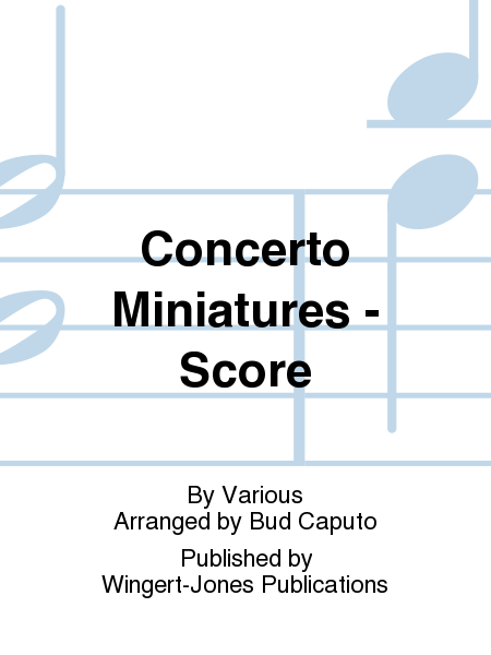 Concerto Miniatures - Score