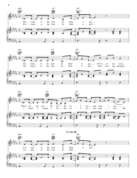 The Family Madrigal (from Encanto) by Lin-Manuel Miranda Piano, Vocal, Guitar - Digital Sheet Music