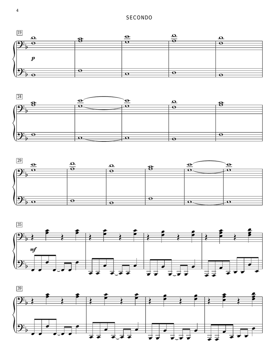Like A Prayer Like A Prayer Piano Duet scores gallery preview page 3