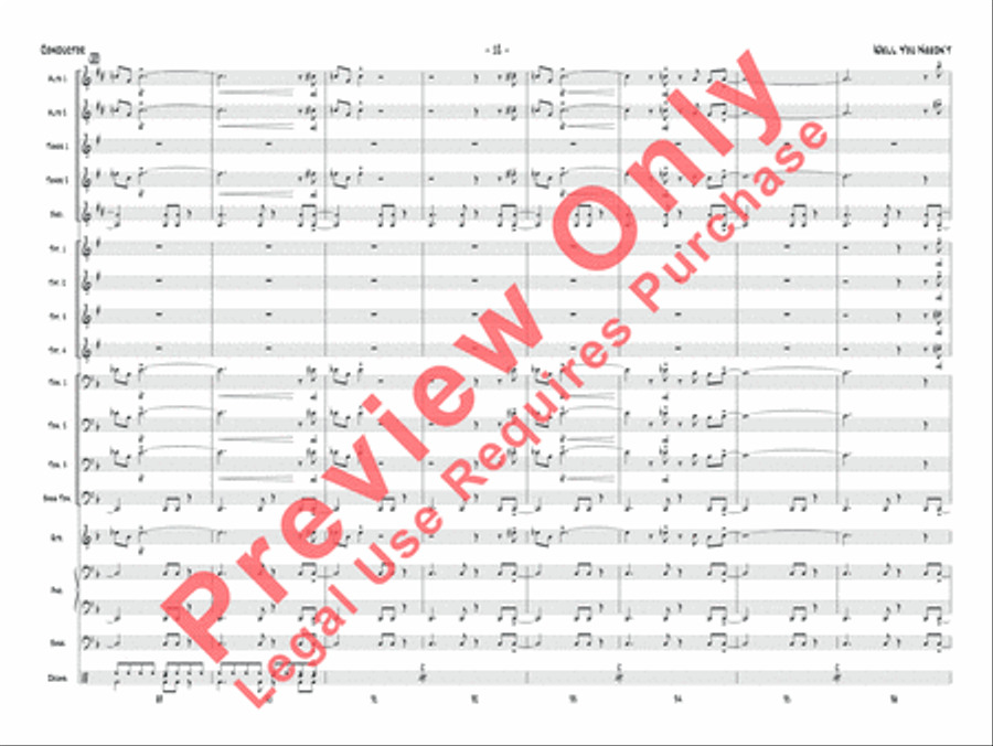 Well You Needn't Jazz Ensemble scores gallery preview page 13