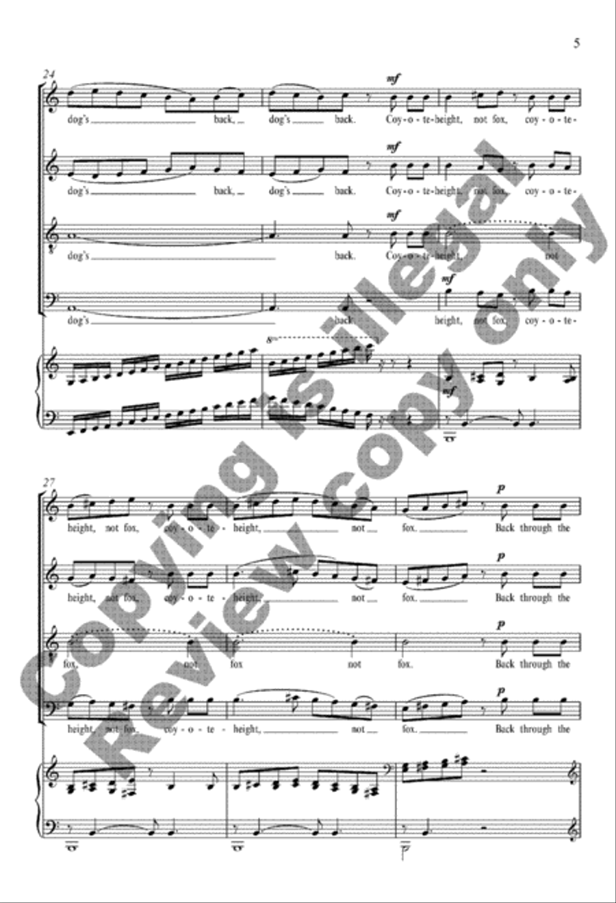 Night Vision 4-Part scores gallery preview page 16