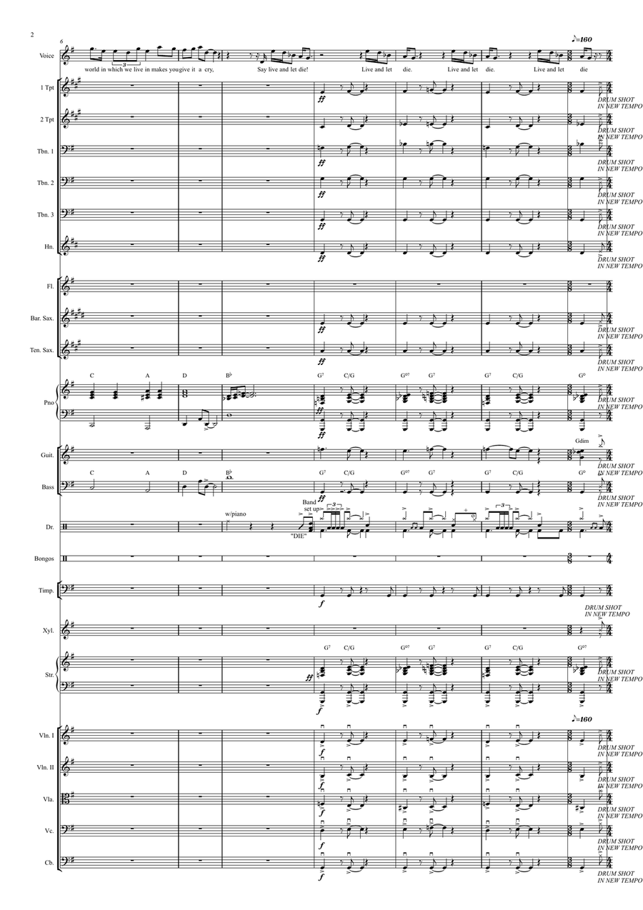 Live And Let Die Live And Let Die Jazz Ensemble scores gallery preview page 2