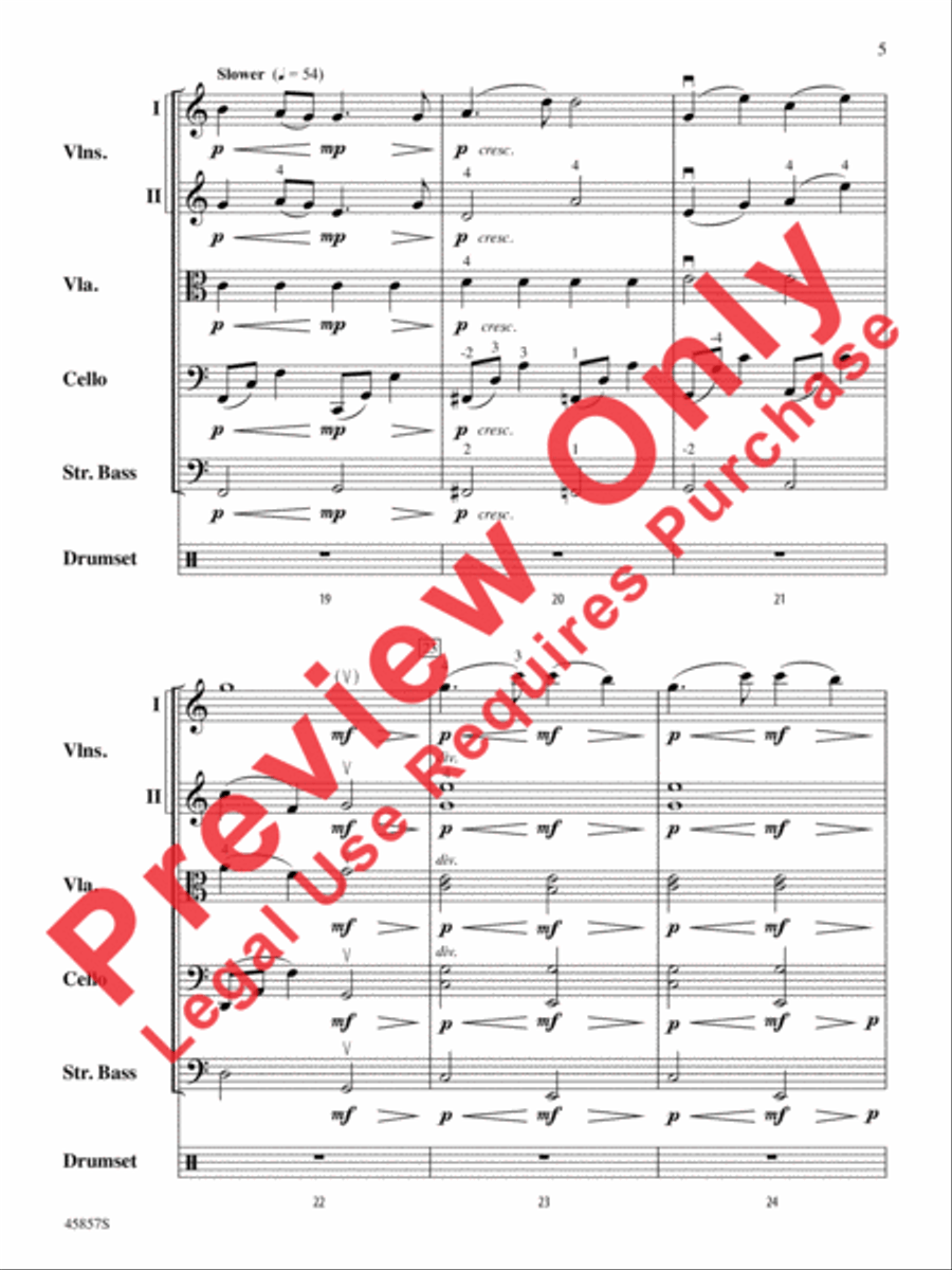 Fantastic Beasts and Where to Find Them String Orchestra scores gallery preview page 6