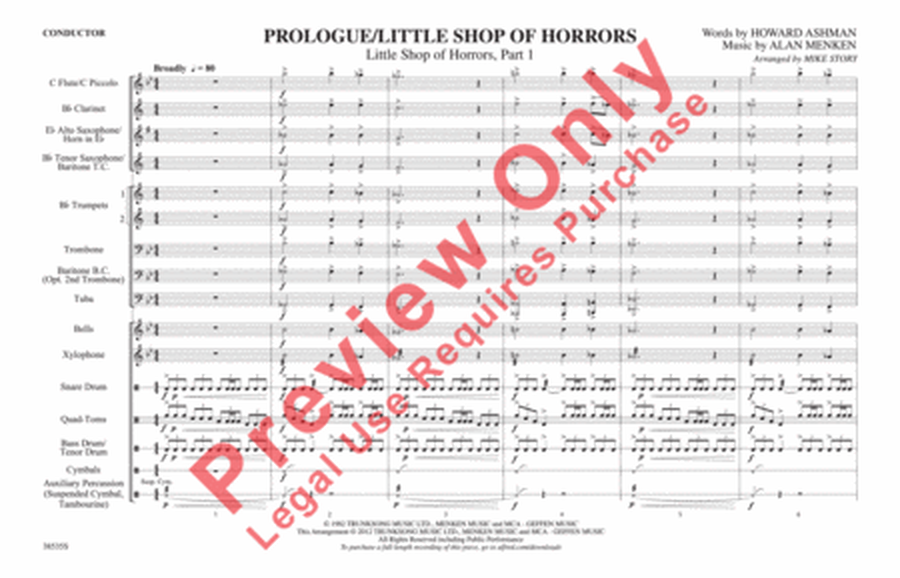 Prologue / Little Shop of Horrors image number null