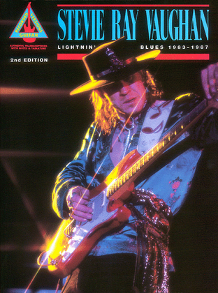Book cover for Stevie Ray Vaughan – Lightnin' Blues 1983-1987