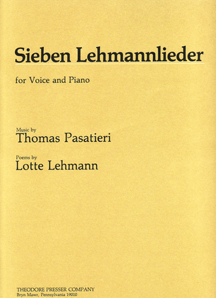 Book cover for Sieben Lehmannlieder