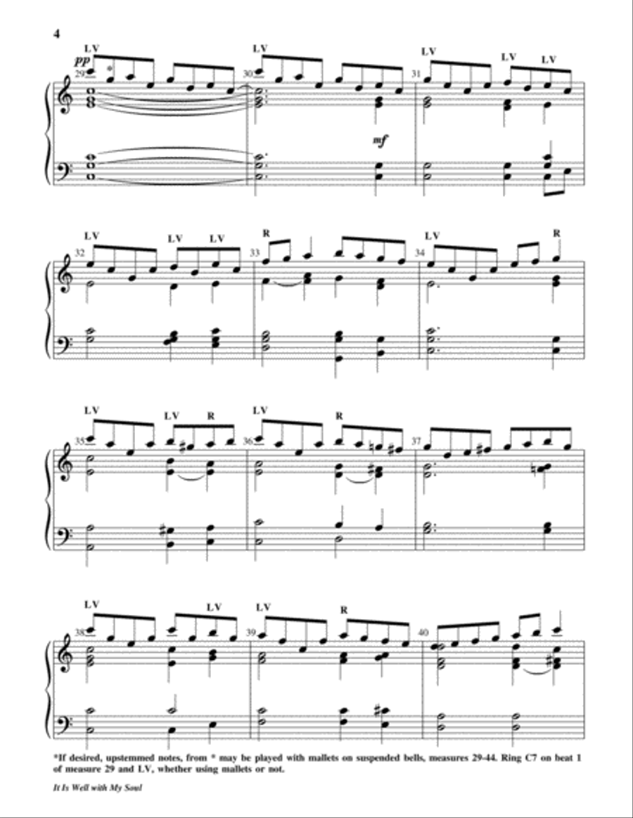 It is Well with My Soul 5-Octaves scores gallery preview page 4