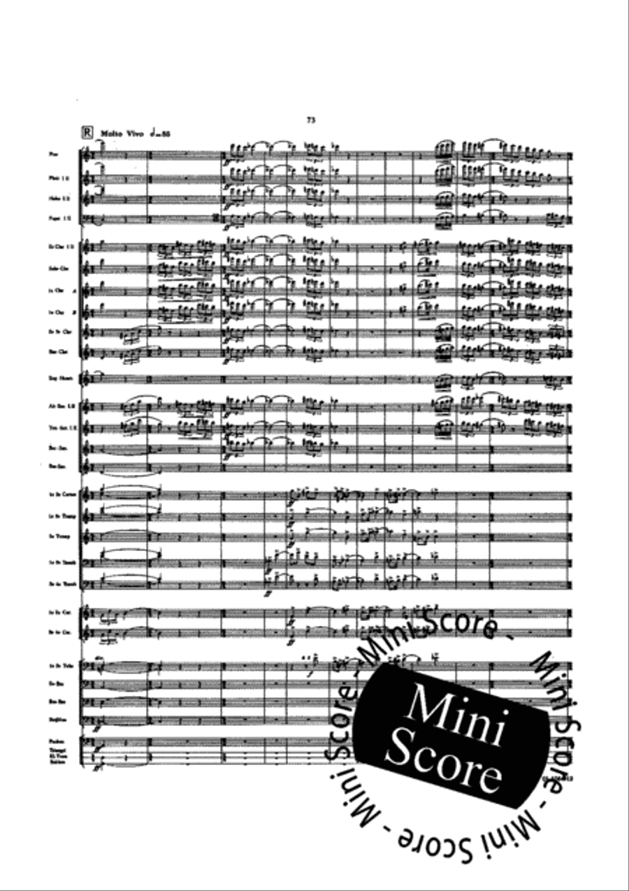 Symphonie pour Orchestre d'Harmonie Concert Band scores gallery preview page 79