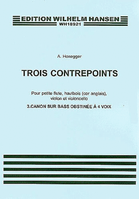 Arthur Honegger: Trois Contrepoints No.3 