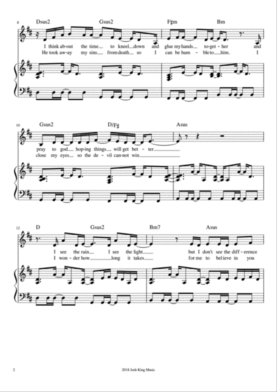 Praying For You Praying For You Voice scores gallery preview page 2