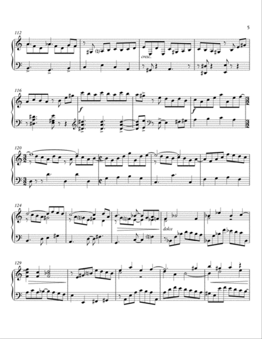 Syncopated Suite #1, op. 38 Piano Solo scores gallery preview page 5