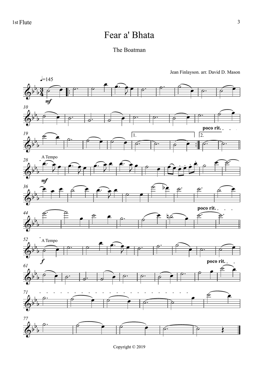 Fear a' Bhata Fear a' Bhata Small Ensemble scores gallery preview page 3