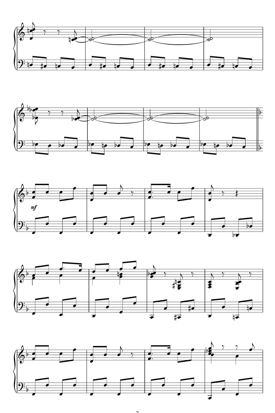 Suite (from The Polar Express) Piano Solo scores gallery preview page 3
